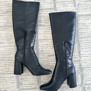 Madden Girl knee high boots color Black